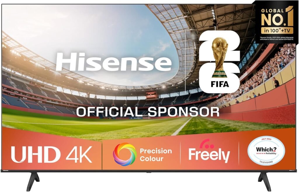 Hisense 50" 50E6QTUK 4K Ultra HD Smart TV AI TV